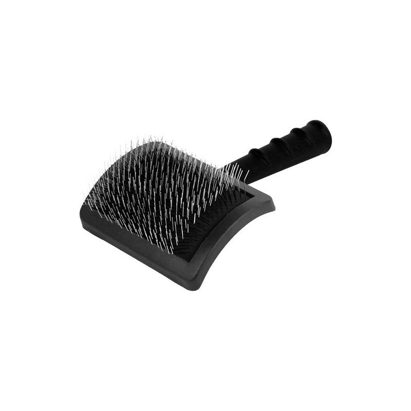 Ideal Dog Slicker Brush with Hard Pins Large - Black