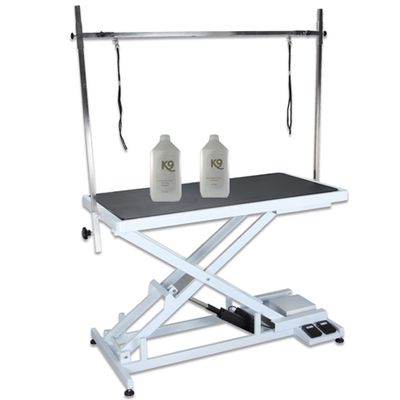 Bundle - Electric grooming table 125 x 65 cm + K9 shampoo 2.7 l + K9 conditioner 2.7 l