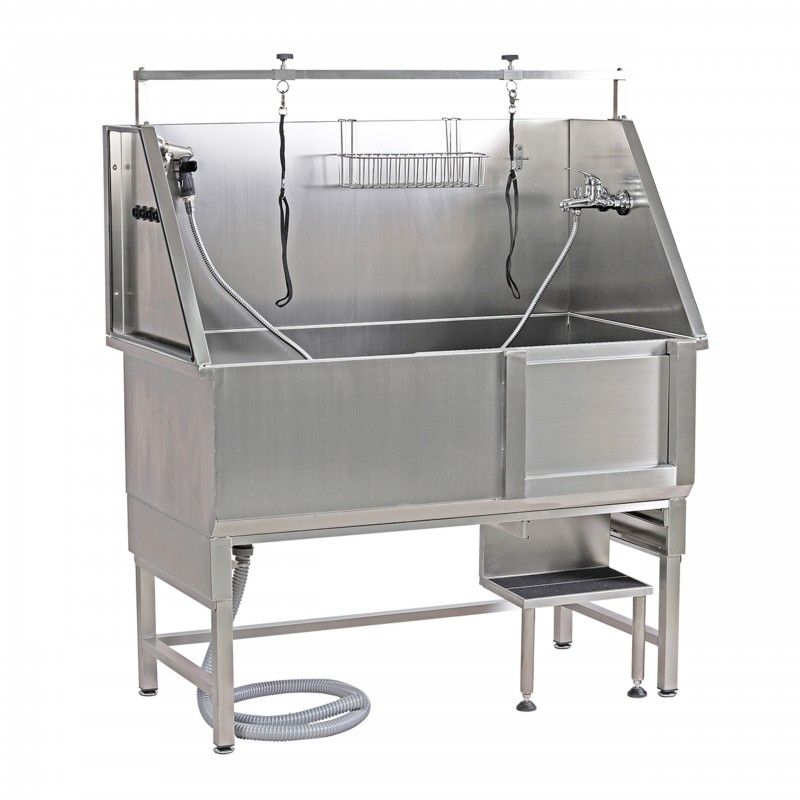 Freestanding bathtub made of stainless steel A1800