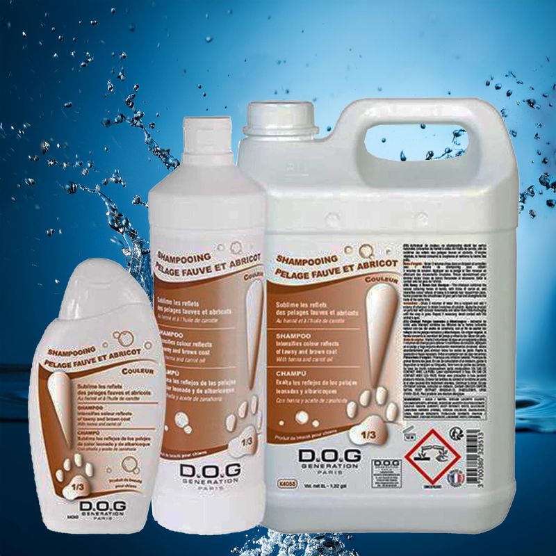 Dog Génération® Shampoo for brown to apricot-colored fur