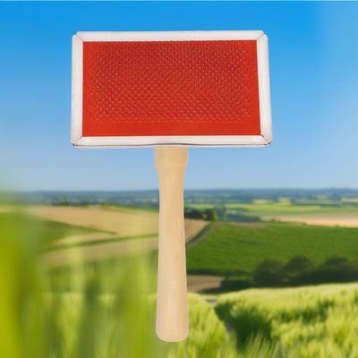 IDEALDOG Grooming Brush with Soft Pins medium