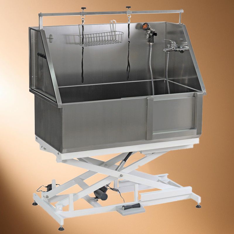 Electric stainless steel bathtub GROOMING