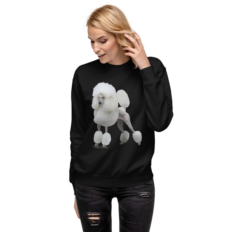 Standard Poodle premium sweater