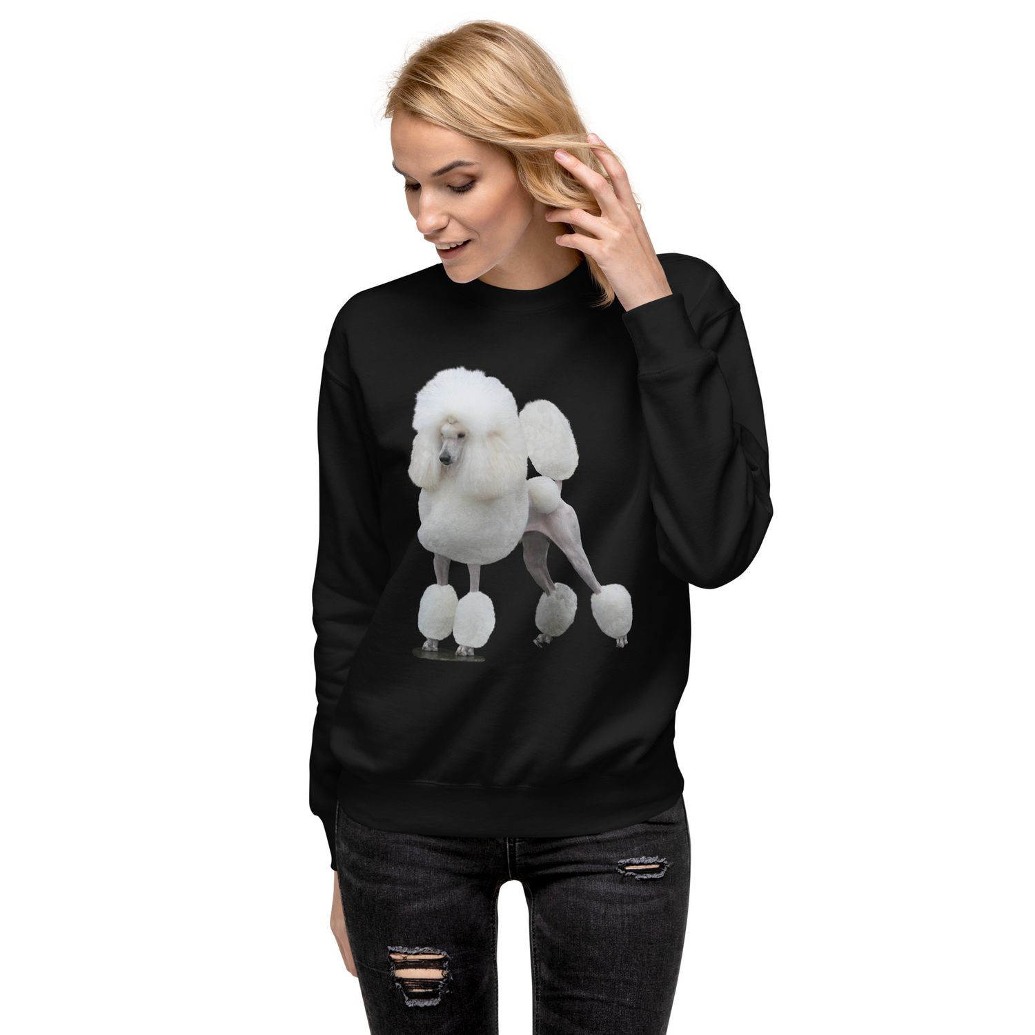 Standard Poodle premium sweater