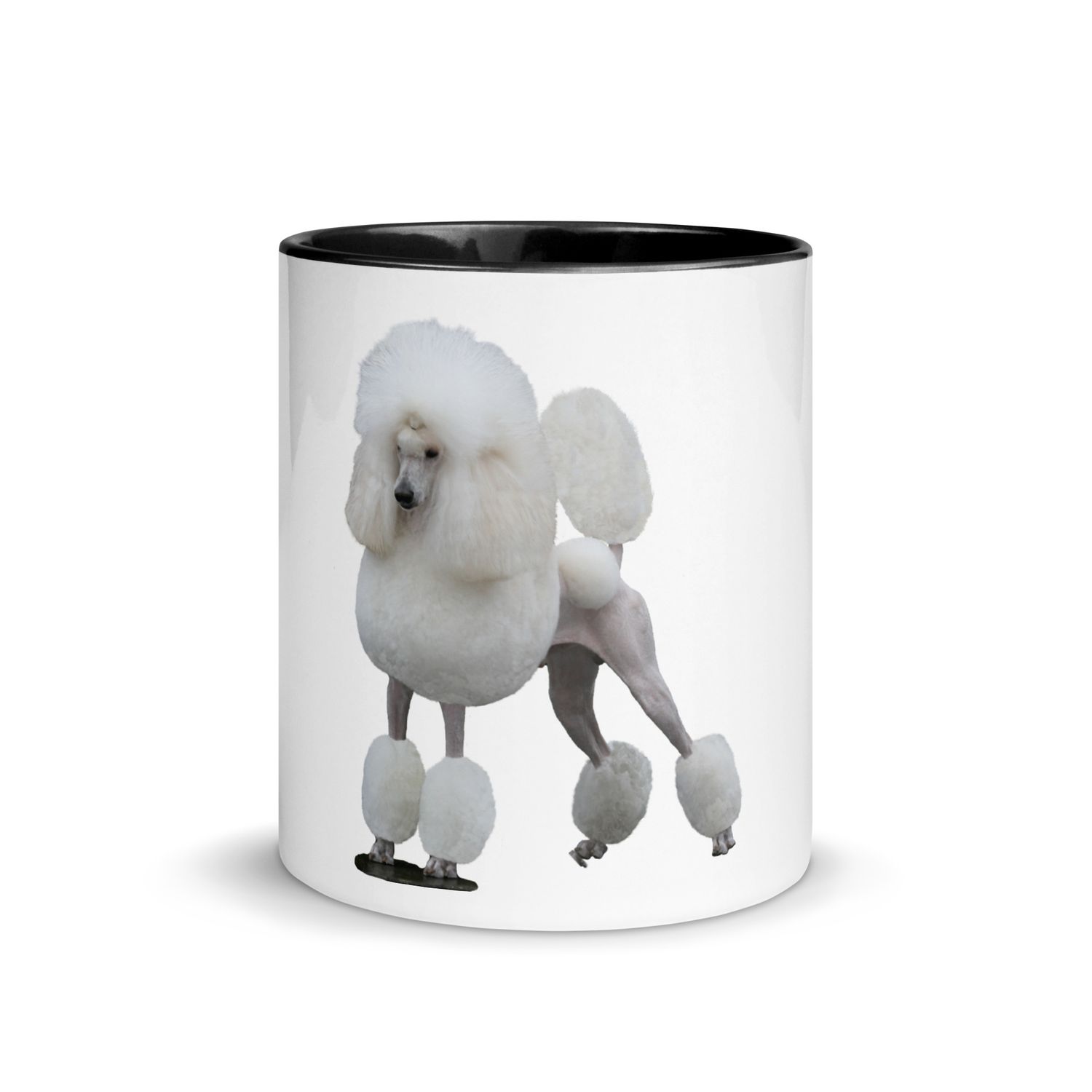 Standard Poodle Mug with colored inside