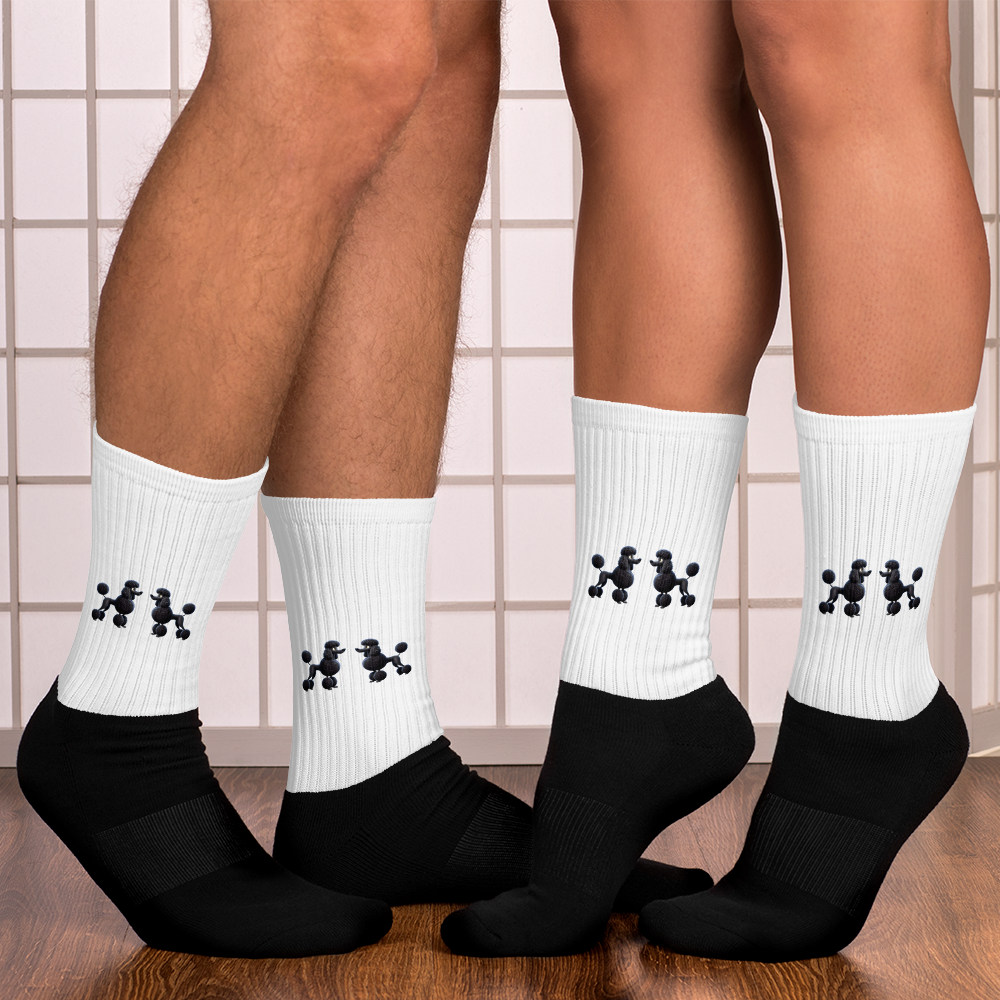 double poodle socks