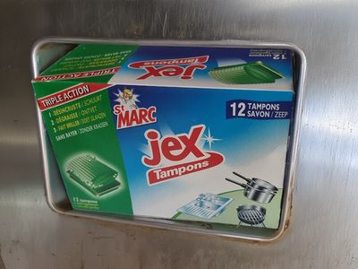 St Marc Jex Home Care Pads – 12 Steel Wool Pads