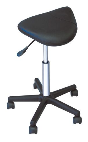 Crystal Salon Stool with Wheels