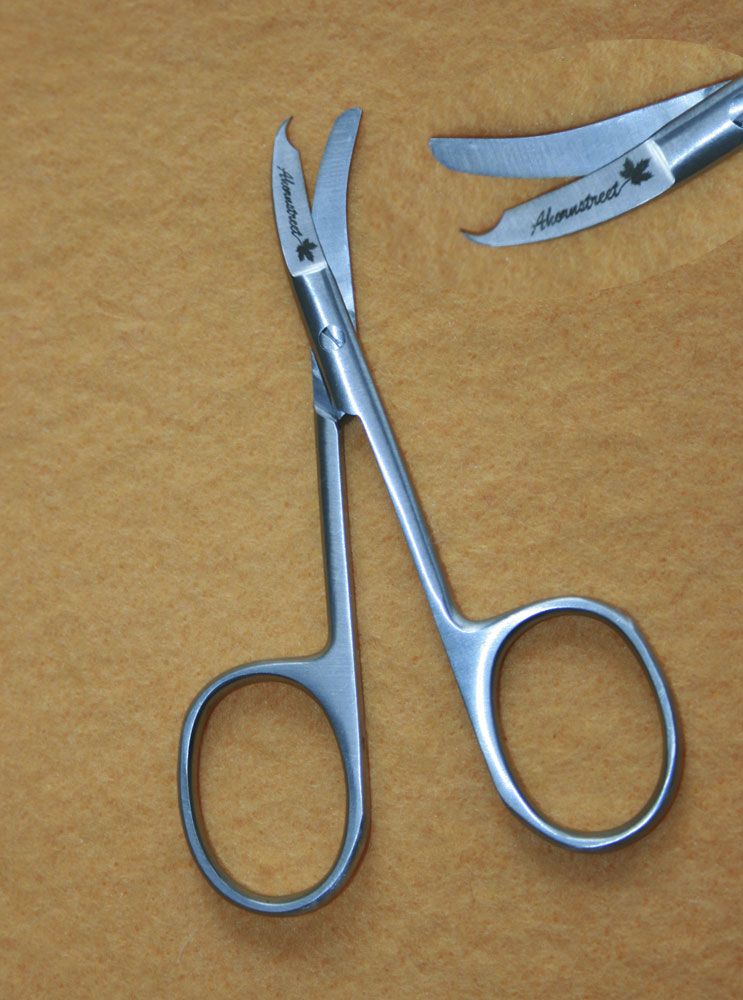 Ahornstreet Hair Tie Scissors with Hook Blade