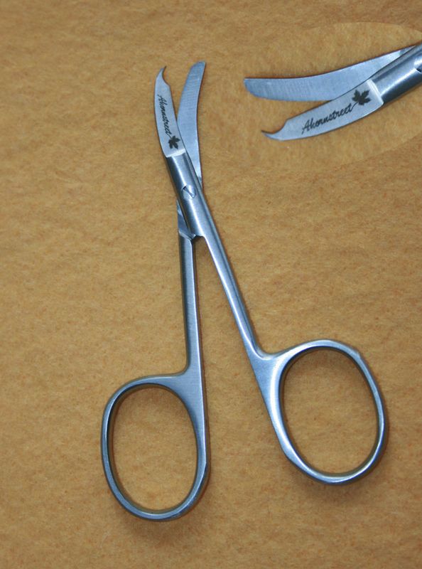 Ahornstreet Hair Tie Scissors with Hook Blade