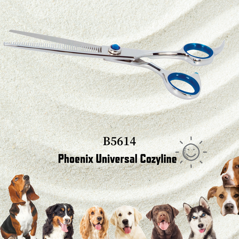 PHOENIX Universal Cozyline thinning scissors 16.5 cm – Perfect for professional grooming