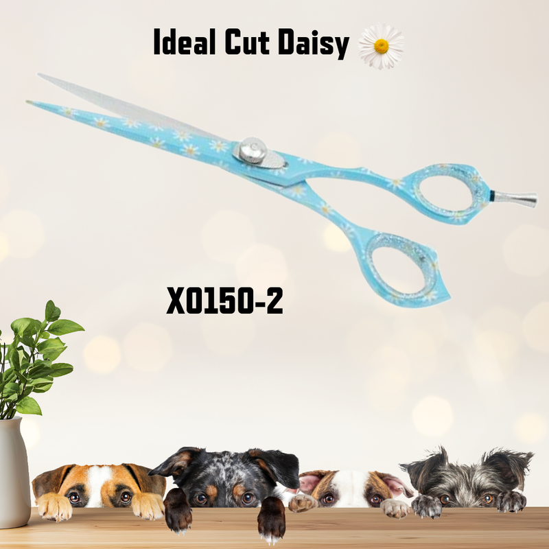 Idealcut Daisy Grooming Scissors (16-19 cm, straight)