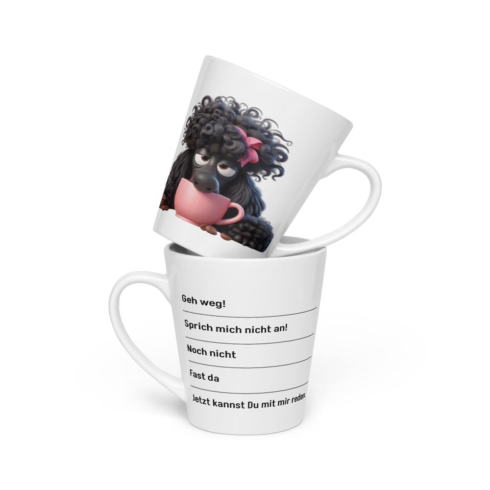Coffee Poodle Lady Mug