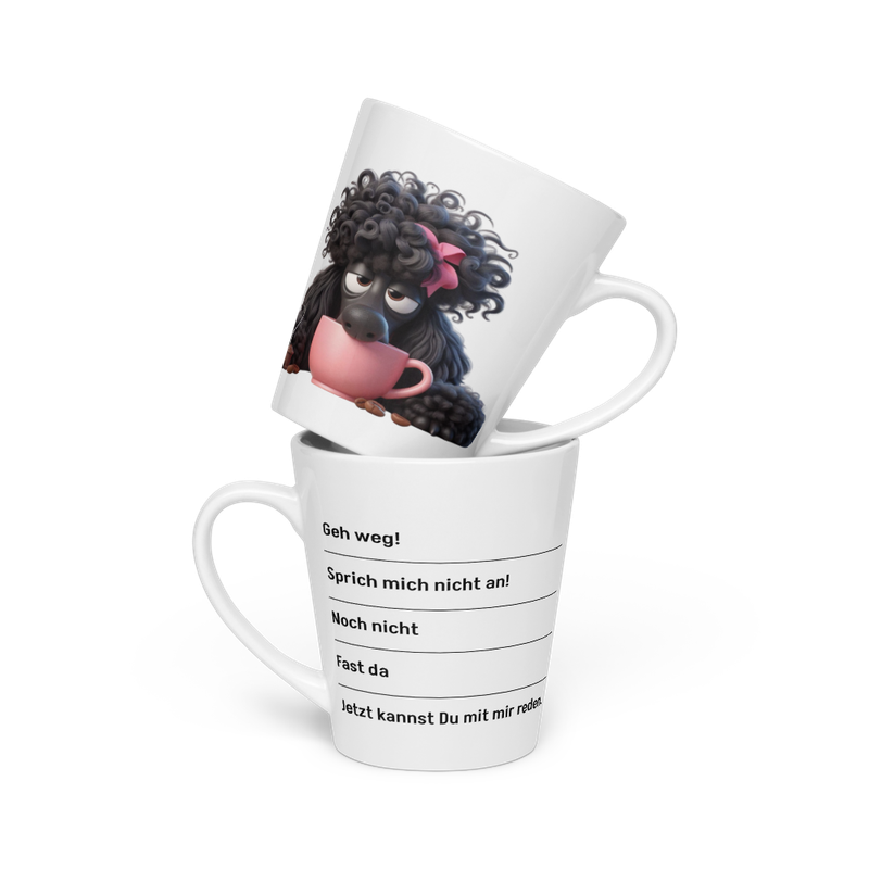 Coffee Poodle Lady Mug