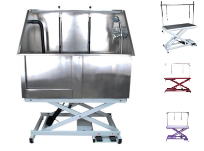 Wanne + Tisch Hundesalon Paket T+W Edelstahl – Sparpaket