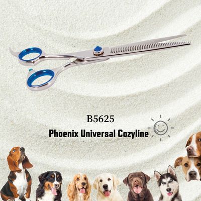 Left-handed thinning scissors Phoenix Cozyline (17 cm) Left-Handers Left-handed thinning scissors Phoenix Cozyline (17 cm) Left-Handers