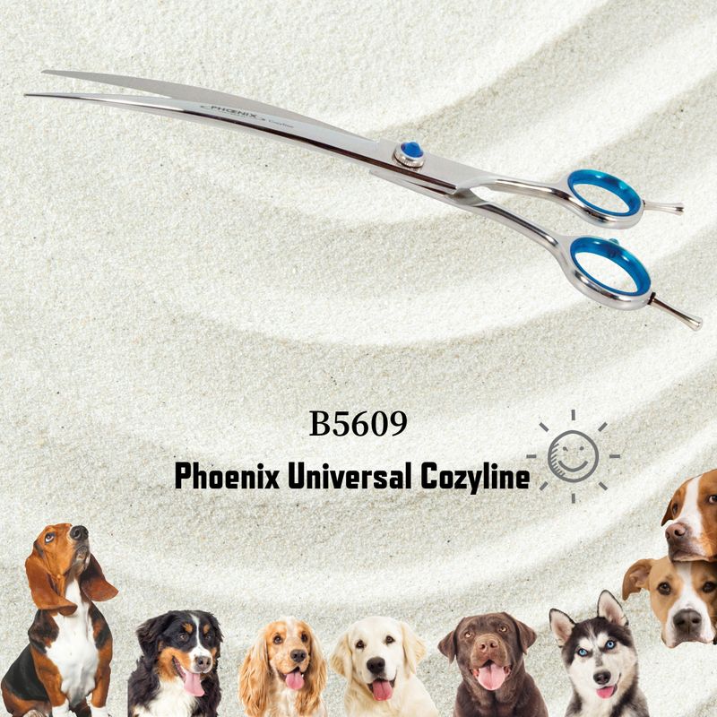 Cozyline Groomerschere 20 cm gebogen