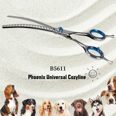 Phoenix Universal Cozyline Chunker curved 16,5cm Phoenix Universal Cozyline Chunker 16.5 cm - professional curved thinning scissor