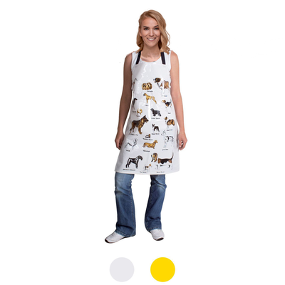 PVC Grooming Apron with Dog Pattern PVC Grooming Apron with Dog Pattern