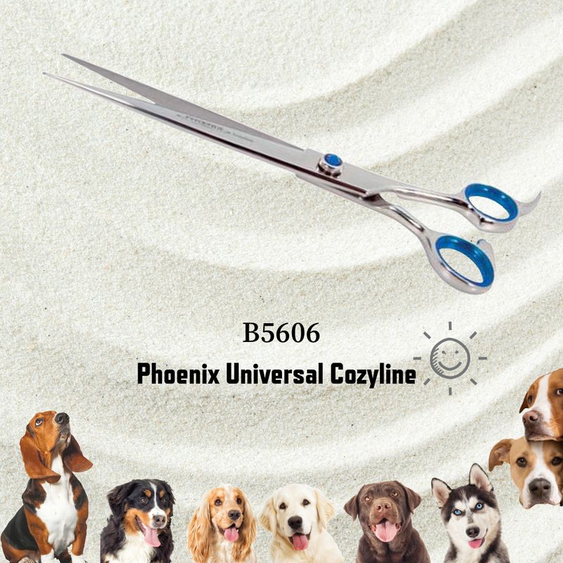 Phoenix Universal Cozyline Grooming Scissors 20 cm long blade straight