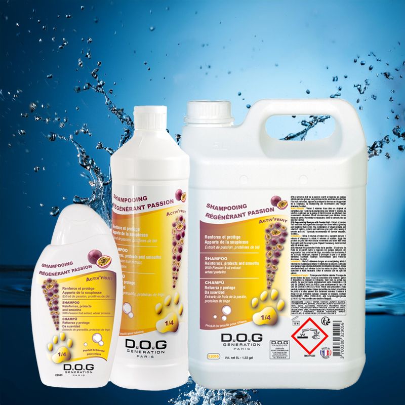 Dog Generation regenererende shampoo Passionsfrugtekstrakt