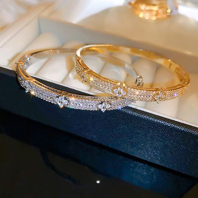 Diamond Flower Bracelet