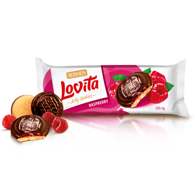 Lovita with raspberry
