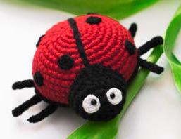 RED CROCHET LADYBUG