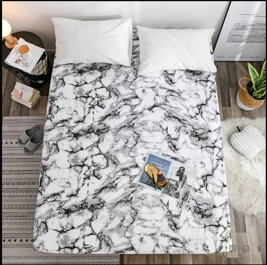 White Marble 3 piece full only