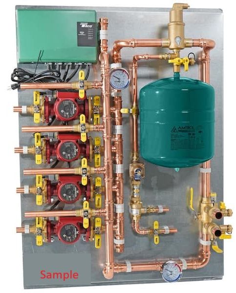 2 Zone Hydronic / Radiant Heat Control Panel / Manifold 2 Zone Hydronic / Radiant Heat Control Panel / Manifold