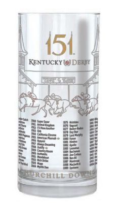 KY Derby 151 Commemorative Glass