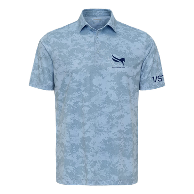 Gulfstream Park Camo Patterned Polo
