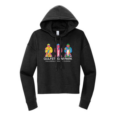 Gulfstream Park Graphic Cropped Hoodie