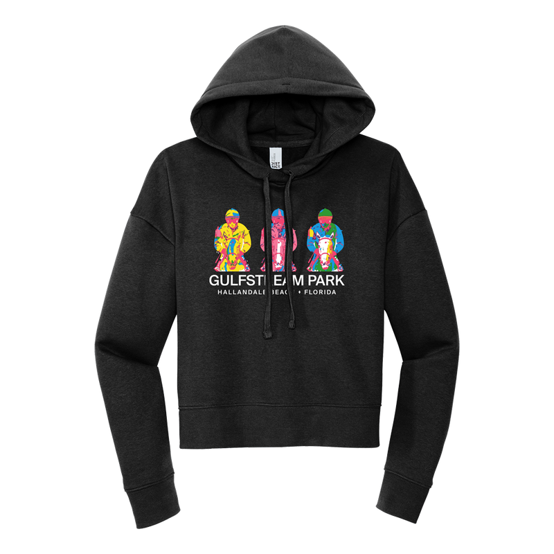 Gulfstream Park Graphic Cropped Hoodie