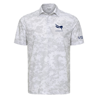 Gulfstream Park Camo Patterned Polo
