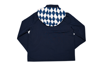 Rain Jacket with Pattern Hood