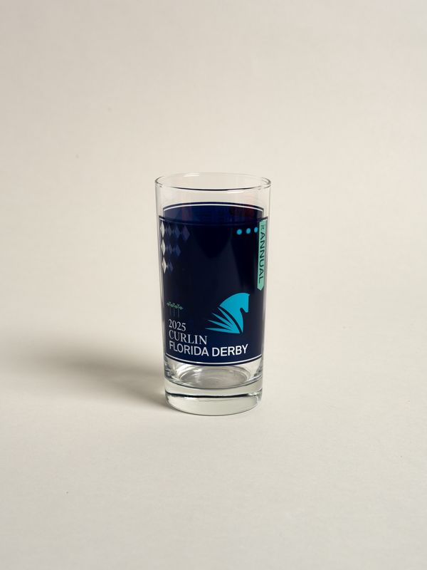 Florida Derby Commemorative Glass