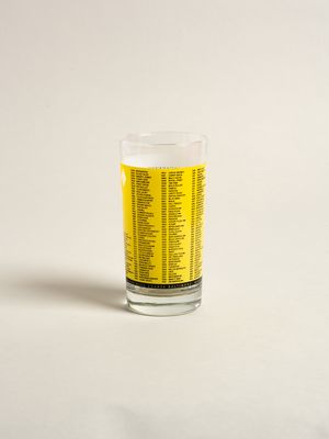 Preakness 150 Commemorative Glass
