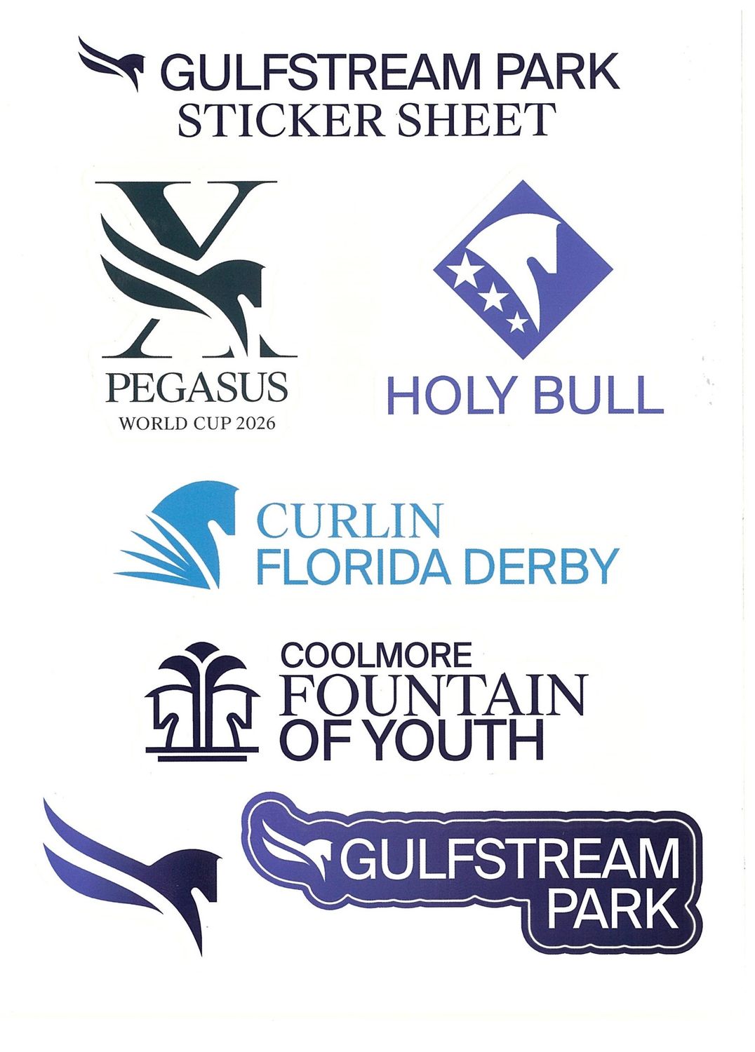 Championship Meet Sticker Set