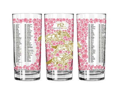 Kentucky Derby 152 Commemorative Glass