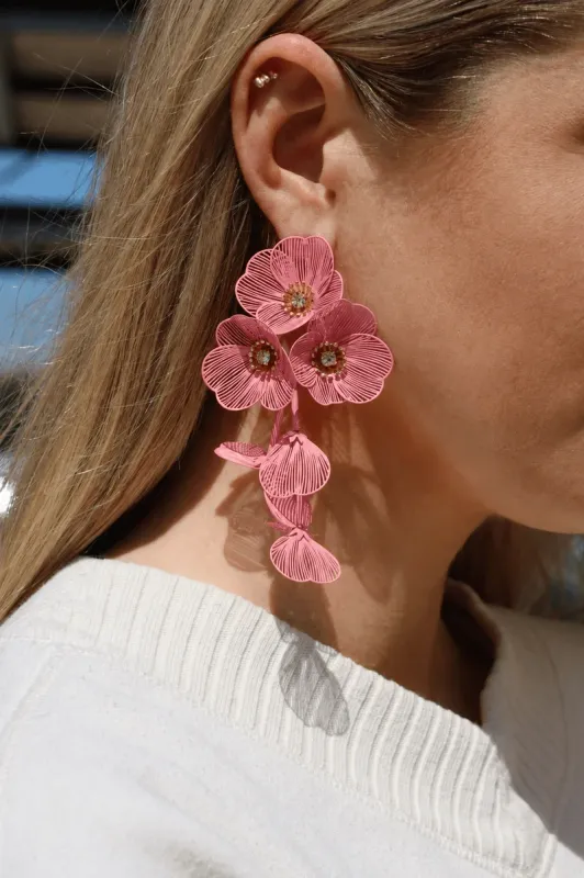 Audrey Flower Earrings
