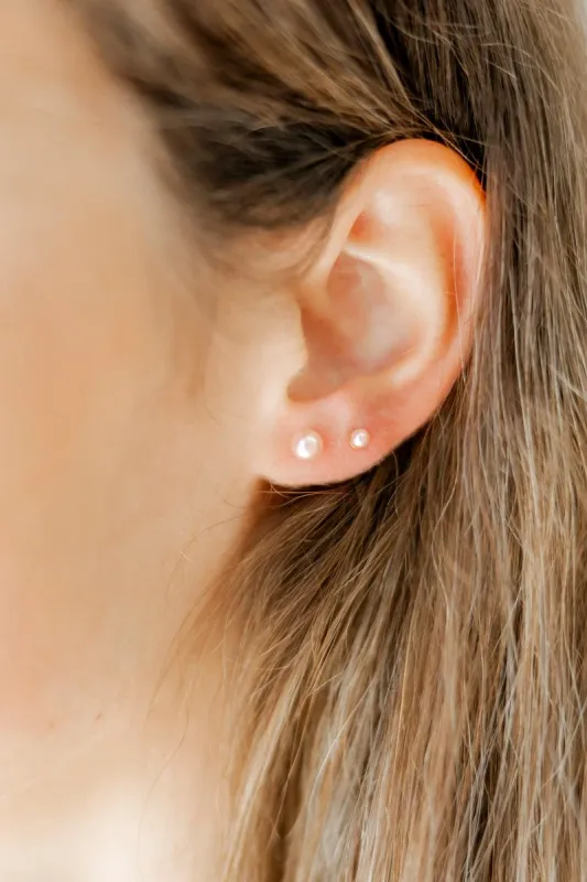 Payton Pearl Earrings / Pink