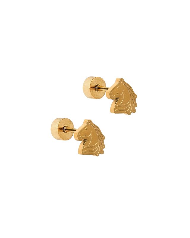 Horse Head Stud Earrings