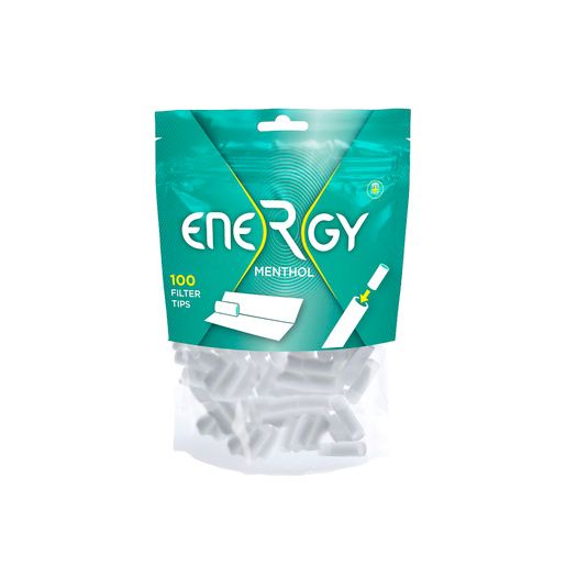 Filtros Energy+ Mentol 6mm 100 Uds