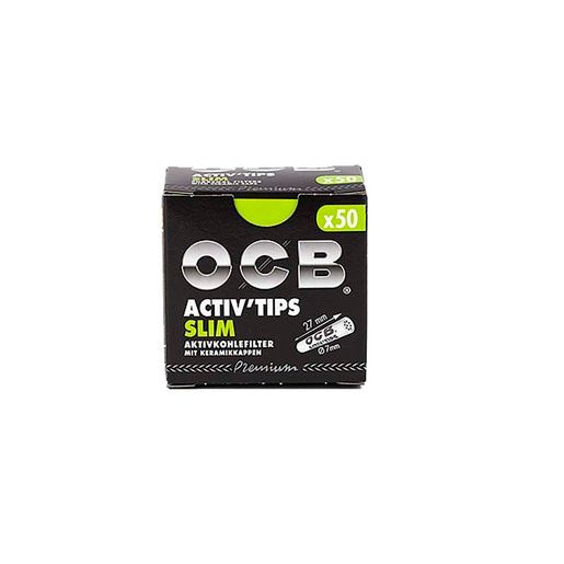Filtros Ocb 7mm Carbón Activtips 50 Uds