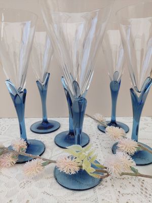 Champagneglazen Bormioli, set van 6