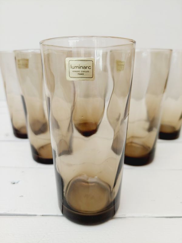 Longdrinkglazen rookglas Luminarc FINA, set van 6