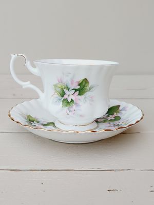 Herenkop met schotel Royal Albert &#39;Mayflower&#39;
