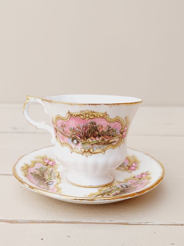 Kop met schotel Paragon Chippendale