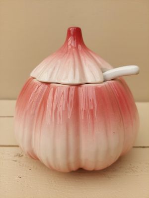 Lookpot in roze porselein